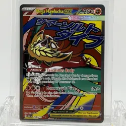 Pokemon TCG Ascended Heros Mega Hawlucha ex #268/217 Attack Rare NM - Image 1