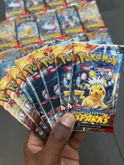 Pokemon Scarlet & Violet Surging Sparks Booster Pack Sealed X1 - Image 3