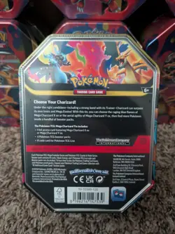 Pokemon TCG Mega Charizard ex Factory Sealed Tin Lot Of 10 (2 X + 8 Y Tins) - Image 5