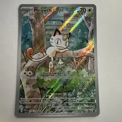Pokemon Meowth 106/094 Phantasmal Flames full artwork - Image 1