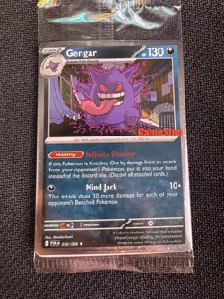 POKEMON GENGAR 050/086 SEALED GAMESTOP PROMO HOLO - Image 1