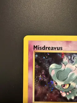 Misdreavus Holo Rare 11/64 Neo Revelation Unlimited Pokemon 2000 LP+ Raw WOTC - Image 3
