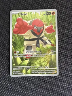 Throh 128/086 Illustration Rare Pokemon TCG Black Bolt - Image 1