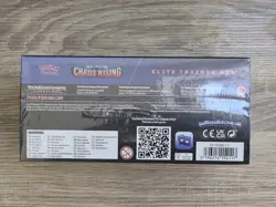 Pokemon TCG: Chaos Rising Elite Trainer Box (ETB). New & Factory Sealed. - Image 4