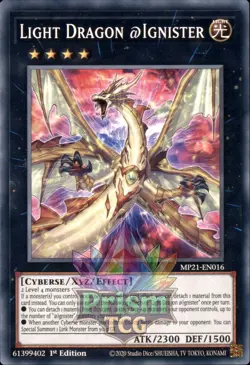 1st Ed Light Dragon @Ignister MP21-EN016 Yugioh - Image 1