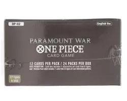🔴RED BOTTOM🔴 One Piece TCG Paramount War Booster Box OP02 Booster Pre Errata - Image 1