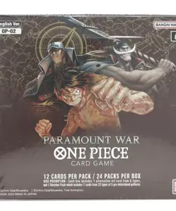 🔴RED BOTTOM🔴 One Piece TCG Paramount War Booster Box OP02 Booster Pre Errata - Image 2