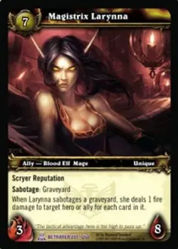 Magistrix Larynna - Servants of the Betrayer - World of Warcraft TCG - Image 1