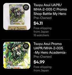 Union Arena My Hero Academia MHA-2-005 Tsuyu Asui Promo Ships from US w/track - Image 3