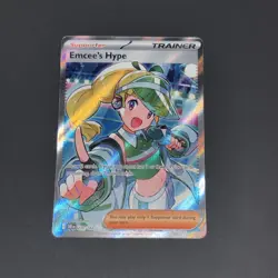 Emcee’s Hype 220/182 Ultra Rare 2025 Pokemon Destined Rivals Full Art Card - Image 1
