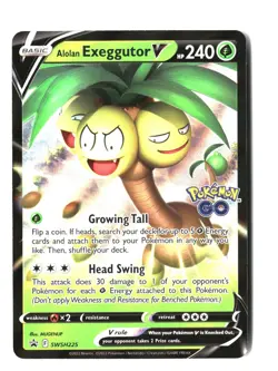 Alolan Exeggutor V Promo SWSH: Sword & Shield Promo Cards SWSD SWSH225 NM - Image 1