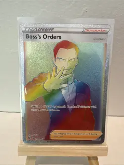 Pokemon Boss's Orders Full Art Secret Rare Holo Rebel Clash 200/192 Trading Card - Image 1