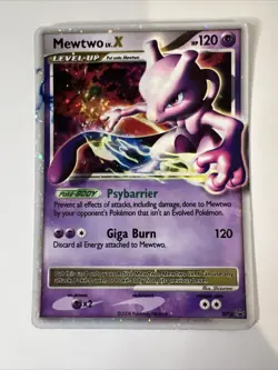Mewtwo Lv. X Promo Holo DP28 Diamond & Pearl Level Up Pokemon Card 2008 - Image 1