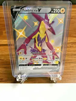 Toxtricity V SV112/SV122 - Shining Fates - Shiny Ultra Rare Pokemon Card NM - Image 2