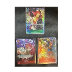 Bandai One Piece Card Game Shanks 3-Card Lot Foil Parallel OP06-007 P-083 - Image 1
