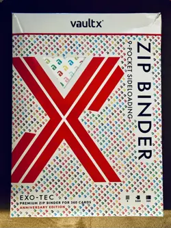 Vault X EXO-TEC Zip Binder 9 Pocket 360 Card 151 Style Pattern New - Image 1