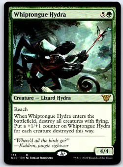 Whiptongue Hydra 134 Commander: Kamigawa: Neon Dynasty Magic: The Gathering NM/M - Image 1