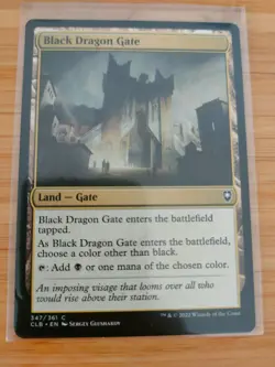 MTG Black Dragon Gate 347 Battle for Baldur's Gate M/NM Free UK P&P - Image 1