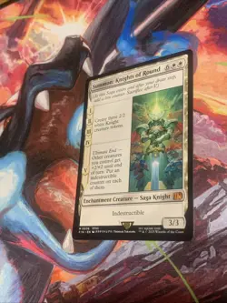 Magic the Gathering Summon: Knights of Round Final Fantasy Mythic Rare Mint - Image 2
