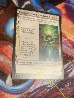 Magic the Gathering Summon: Knights of Round Final Fantasy Mythic Rare Mint - Image 3