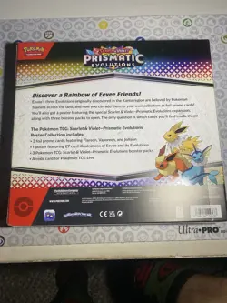 Pokemon Prismatic Evolutions Poster Collection Sealed Box - Image 2