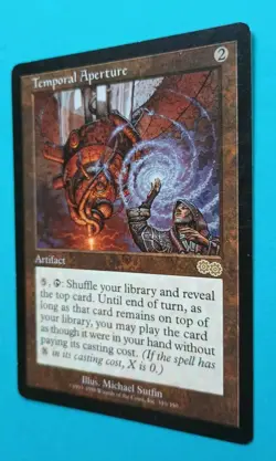 Magic the Gathering MTG Urza's Saga TEMPORAL APERTURE Rare LP/EX 1998 NICE! - Image 2