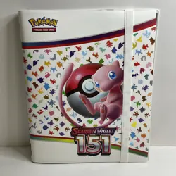Pokemon TCG: Scarlet And Violet-151 Binder Collection Mew Binder Only - New READ - Image 1
