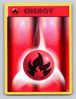 Fire Energy 92/108 Common Evolutions Pokemon Reverse Holo NM - Image 1