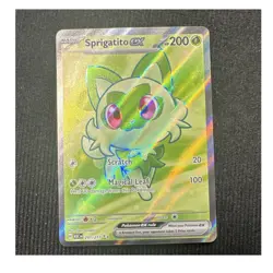 Pokemon Sprigatito ex 251/217 Holo Full Art Ultra Rare ASC EN Basic HP 200 - Image 1