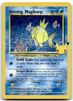 Shining Magikarp 66/64 Celebrations: Classic Collection Pokemon Holo HP - Image 1