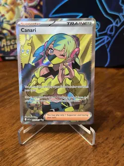 Canari 257/217 ASC Trainer-Supporter Full Art Holo Ultra Rare Pokemon TCG - Image 1