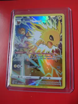 Jolteon Trainer Gallery Ultra Rare Full Art Brilliant Stars TG04/TG30 Pokemon... - Image 1