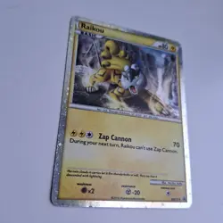 Pokemon TCG Raikou HGSS19 Black Star Promo Holo Rare 2010 - Image 4