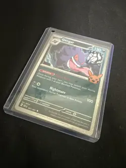 Gengar 057/091 - Paldean Fates Trick or Trade 2023 - Holo Rare SWIRL - NM - Image 5
