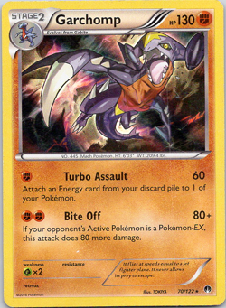 Pokemon Garchomp 70/122 BREAKpoint Rare Holo Holo NM TCG - Image 1