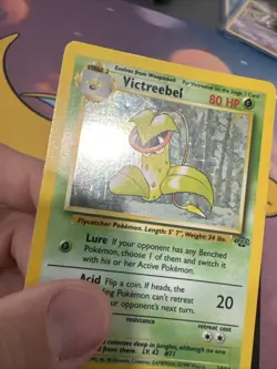 Pokemon TCG Victreebel Holo Rare Unlimited Jungle 14/64 HP - Image 2