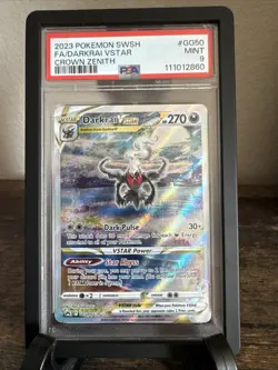Pokemon Darkrai VSTAR GG50/GG70 Crown Zenith Ultra Rare Holo PSA 9 - Image 1