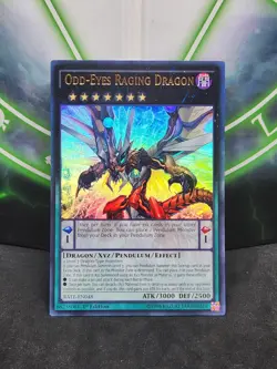 Yugioh Odd-Eyes Raging Dragon RATE-EN048 Ultra Rare 1st Edition NM - Image 1