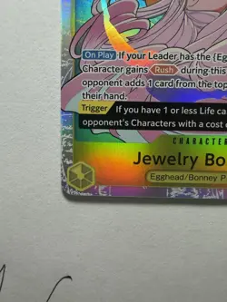 Jewelry Bonney Super Rare Foil Rush Trigger OP13-108 One Piece Card - Image 5