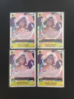 Jewelry Bonney X4 SR OP13-108 English ONE PIECE playset - NM! - Image 1