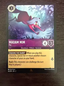 Disney Lorcana Madam Mim - Fox 46/204 Rise of the Floodborn Cold Foil - Image 1