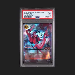 Disney Lorcana Powerline Enchanted Fabled 233/204 PSA 9 Foil - Image 1