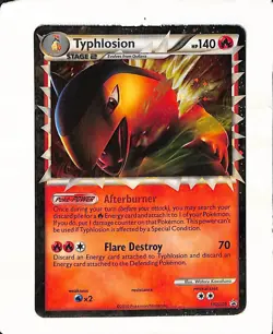 2010 Pokemon TCG Typhlosion (Prime) HGSS09 Hgss Black Star Promo Card - Image 1