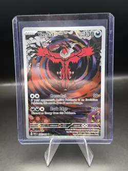 Pokemon Yveltal 205/182 Illustration Rare Holo SV04 Paradox Rift Card NM - Image 1