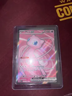 Pokemon Mew EX TCG Full Art Ultra Rare Holo Card 193/165 Scarlet & Violet 151 - Image 1