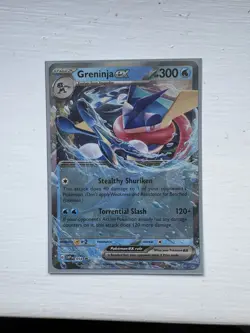 Pokemon TCG Holo Card Greninja EX SVP 054 Scarlet Violet Black Star Promo - Image 1