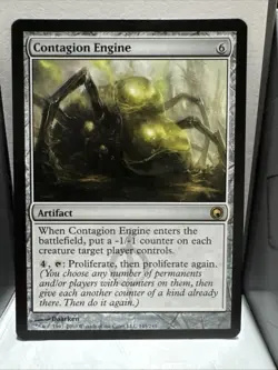 Contagion Engine - Scars of Mirrodin Regular 145/249 LP MTG - Image 1