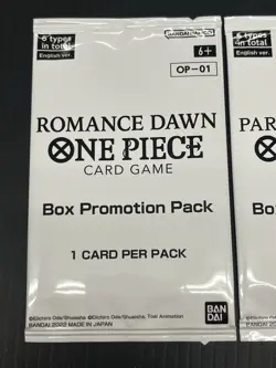 One Piece OP-01 Romance Dawn + OP-02 Paramount War Box Promotion Packs Sealed - Image 2