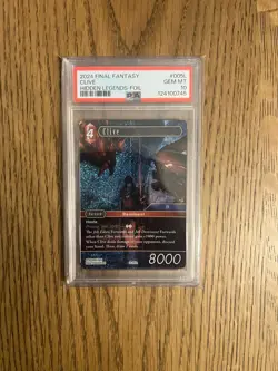 Final Fantasy Hidden Legends 005L Clive Foil Card PSA 10 GEM MINT - Image 1