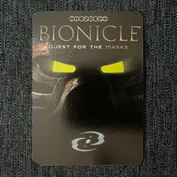 LEGO Bionicle TCG Quest For The Masks #199 MISSION CARD 1st Edition FOIL - Image 2